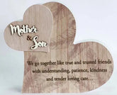 Mother & Son From My Heart Sentiment Plaque Block